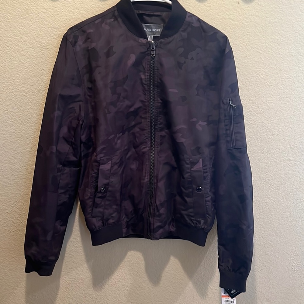 Michael Kors - Men’s Black Camo Bomber Jacket - Small - NEW